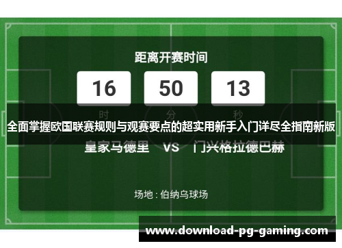 全面掌握欧国联赛规则与观赛要点的超实用新手入门详尽全指南新版